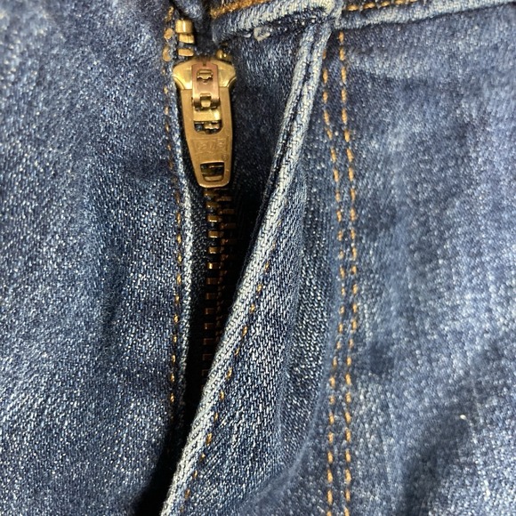 Levi's 505 Jeans Women's 12 Blue Medium Wash Straight Mid Rise Western Rodeo - Picture 7 of 16